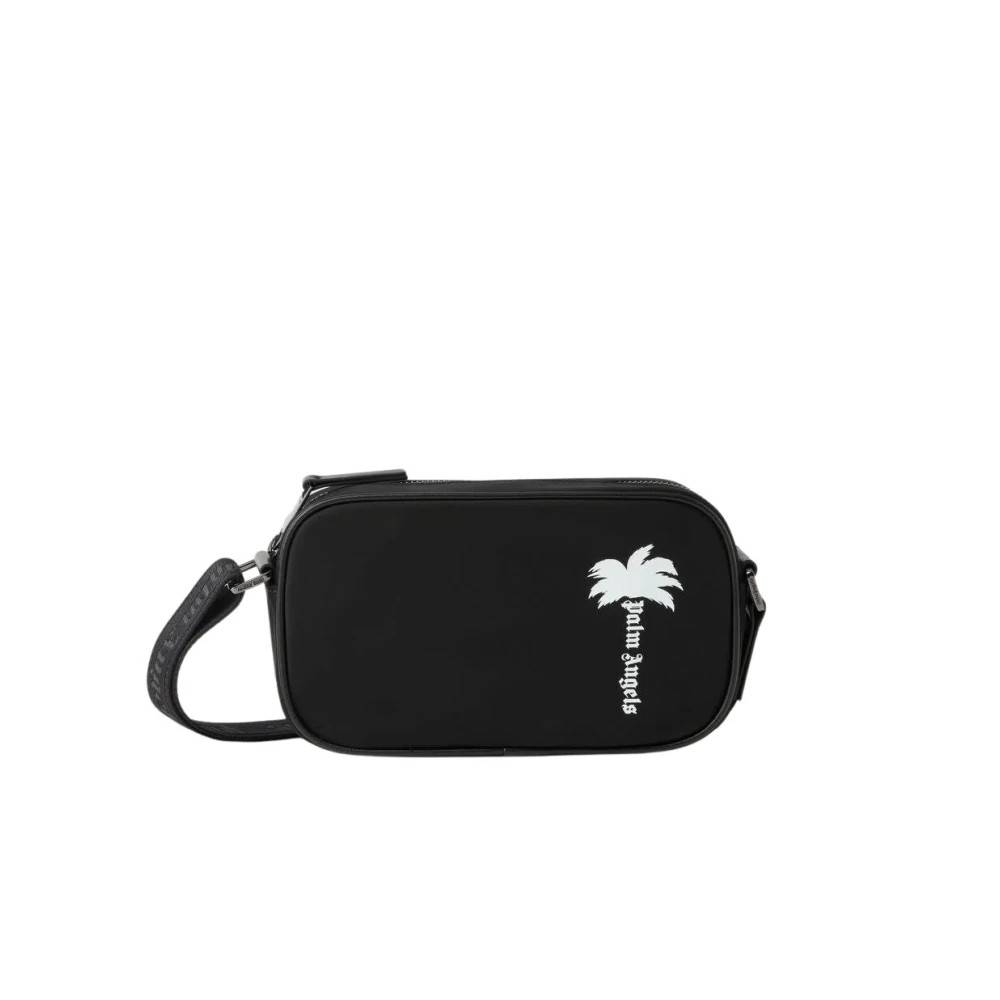Palm Angels Tree Logo Crossbody Taske - Tasker - Herre - Sort - ONE SIZE - Uld