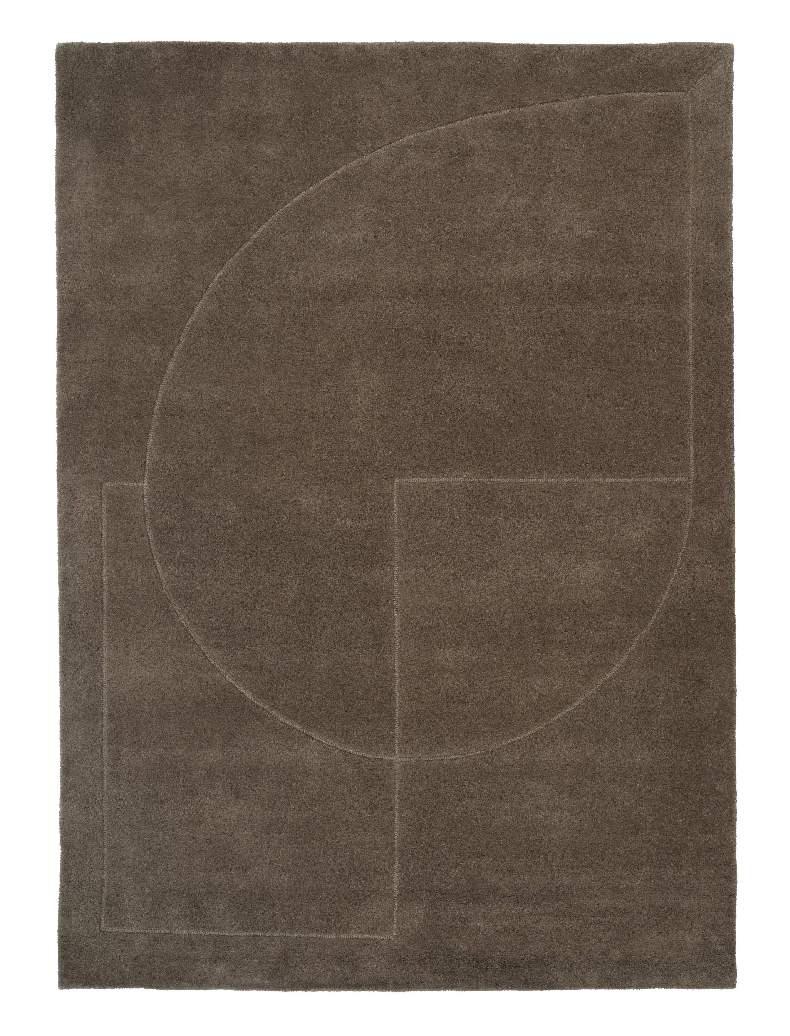 Lineal Poem Tæppe, Moss fra Linie Design 200 x 300 cm - Jacobsen Plus
