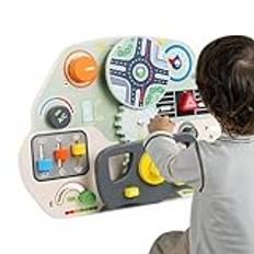 Zunishaone Träkörningskort, Childrens Träkörleksaker | Tidigt lärande spel för småbarn,Förskolan köraktivitetskort, småbarns sensoriska leksaker, låtsas spela för barn pojkar flickor
