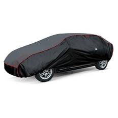 WALSER Hagelschutz Abdeckplane Auto, Autogarage Abdeckung, Abdeckplane Auto Pro, Auto Hagelschutzplane, Abdeckung Auto 100% Polyester, Auto Vollgarage, Auto Abdeckung Größe 3 - anthrazit-schwarz