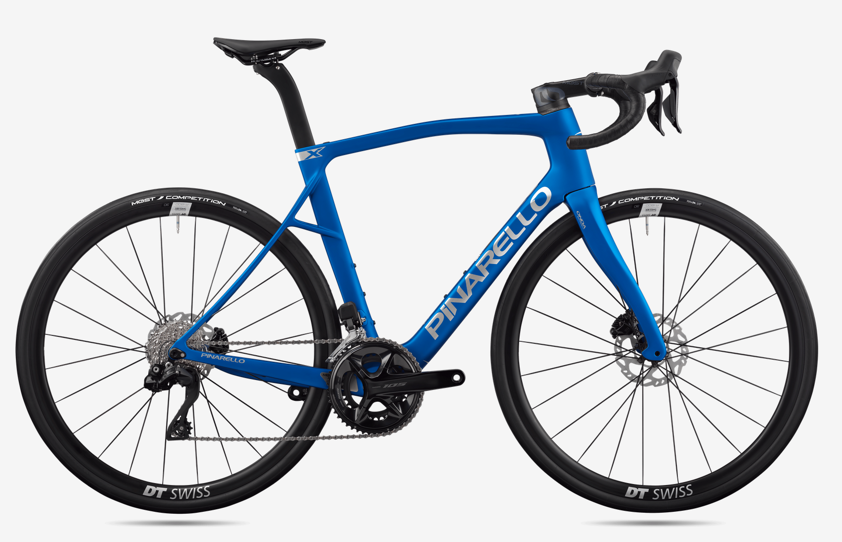 Pinarello X3 2026 - Shimano 105 Di2 2x12sp - DT Swiss A1800 30 - 008 / 58 / h290-victoria blue matt