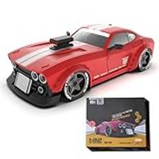 ExploTex 1/32 RC Drift Car med LED-strålkastare, 2,4 G 4WD Drift Car (RTR-version)