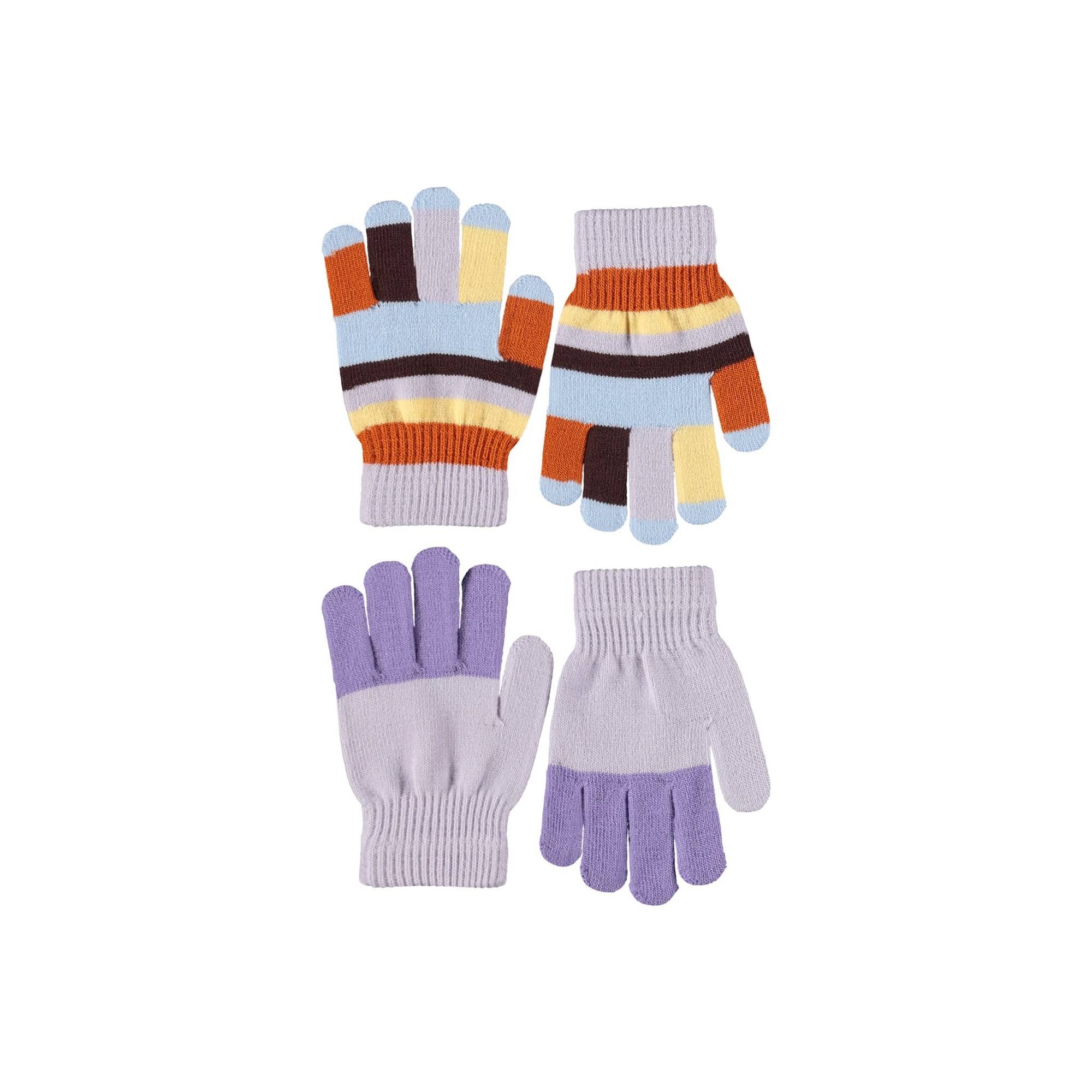 Molo - Handskar Kei 2-pack - Lila (4-10 år)
