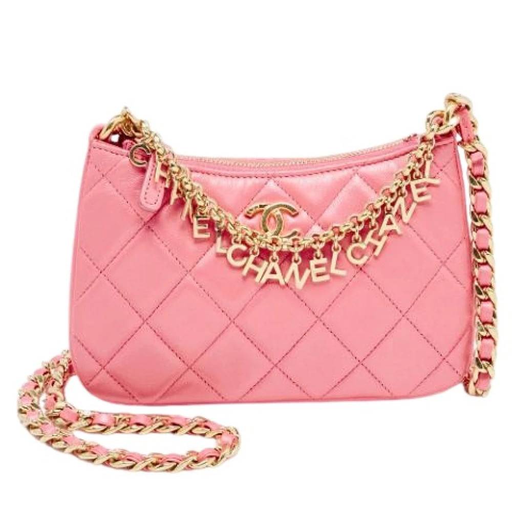 Chanel Vintage Pre-owned Vintage Skuldertaske - Vintage - Dame - Lyserød - ONE SIZE - Uld