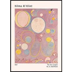 The Ten Largest, No. 8, Adulthood by Hilma af Klint Poster (70x100cm) - Plakater > Konstaffischer, Känd Konstnär, Hilma Af Klin