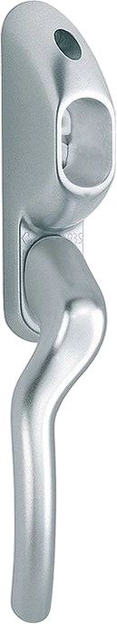 Låsbart handtag till fönster / altandörr HOPPE Tokyo 0710VK/93S-Silver (F1) / Vänster / 8 x 53 mm