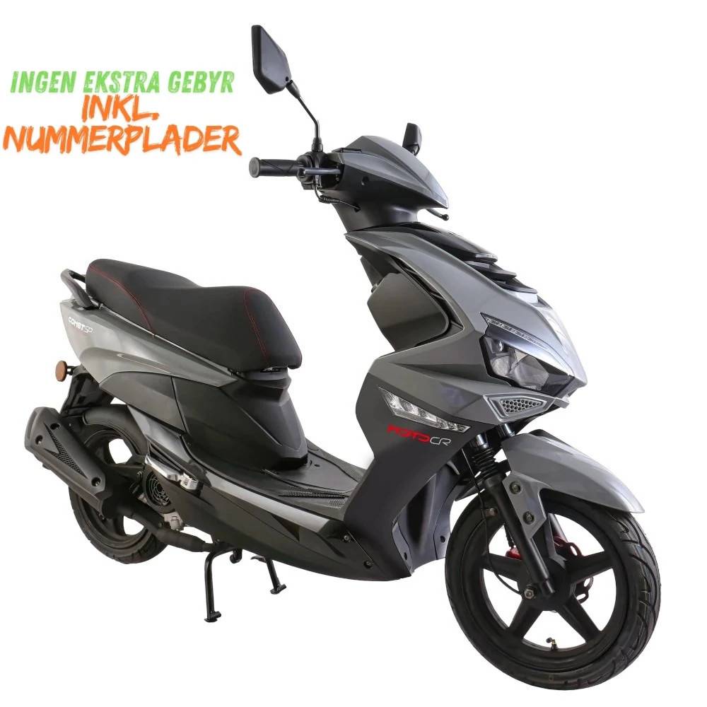MotoCR Comet SP 45 km/t Nardo grå.
