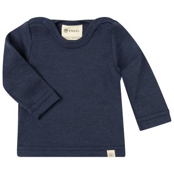 Engel Baby Shirt L/S Merinotröja Barn Storlek 74/80 Färg marine