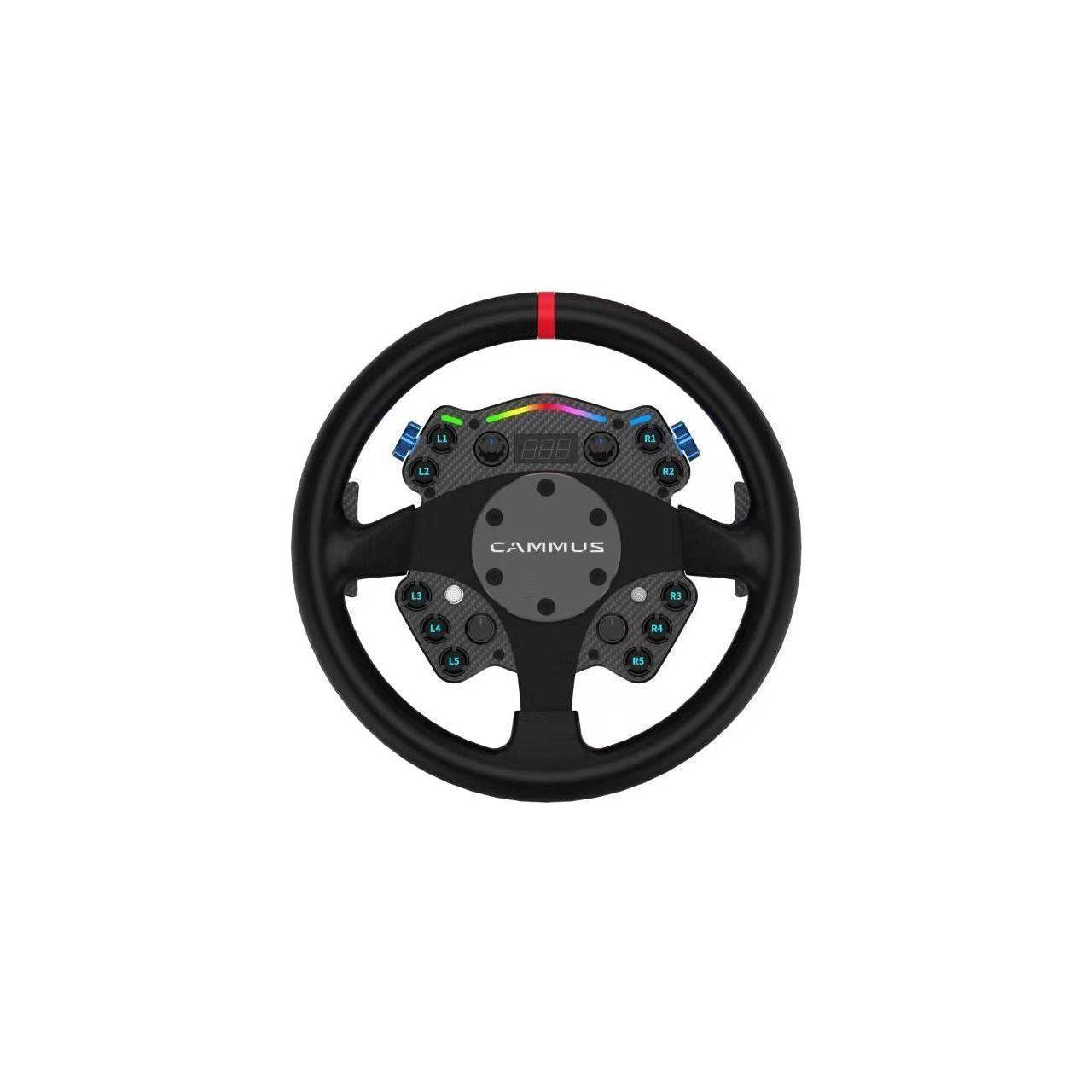 CAMMUS Package: C12 steering wheel + CS5 + LC100 V2 Pedals