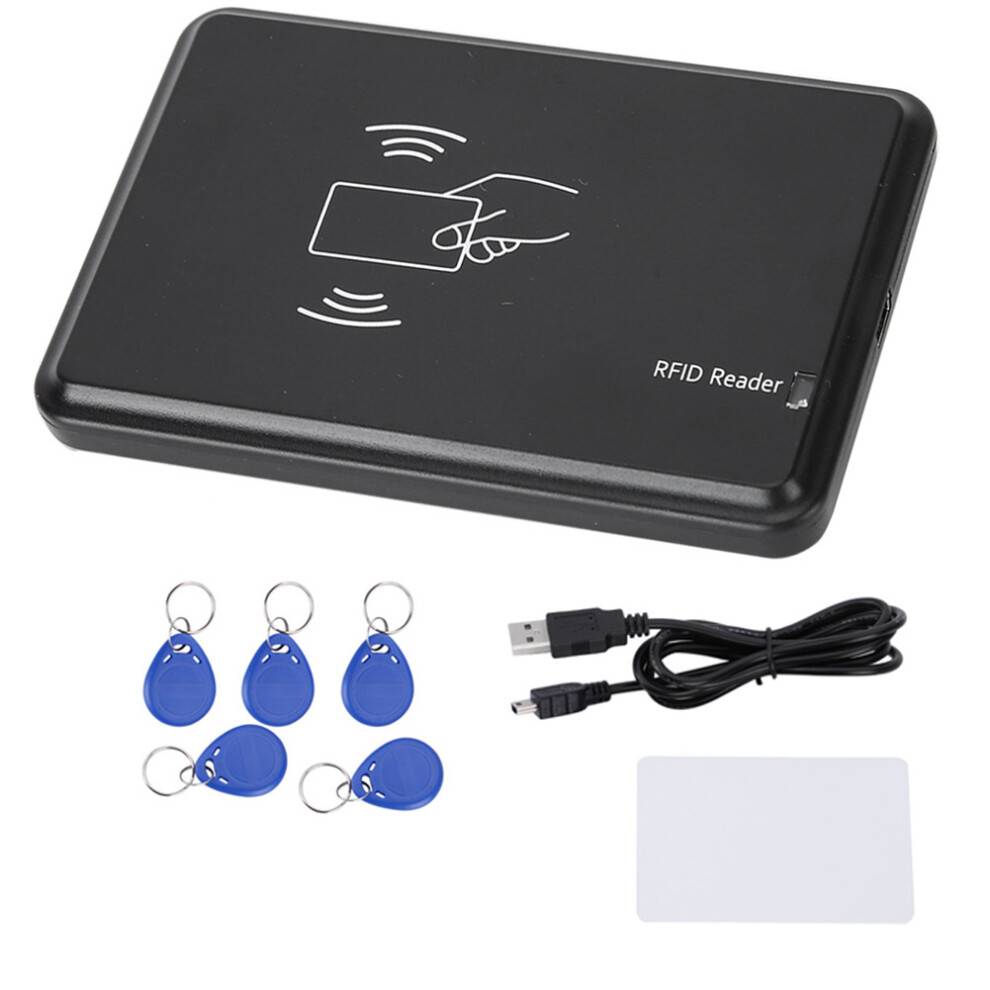 Håndholdt RFID Smart ID-kortduplikator med RFID-kopimaskine Plug and Play Hurtig aflæsning af RFID-tags kompatibel med T5577Chip understøtter