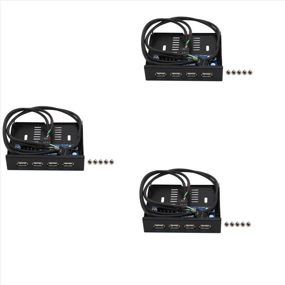 3,5 tommer floppy bay 4 porte USB 2.0 hub USB 2.0 frontpaneladapter