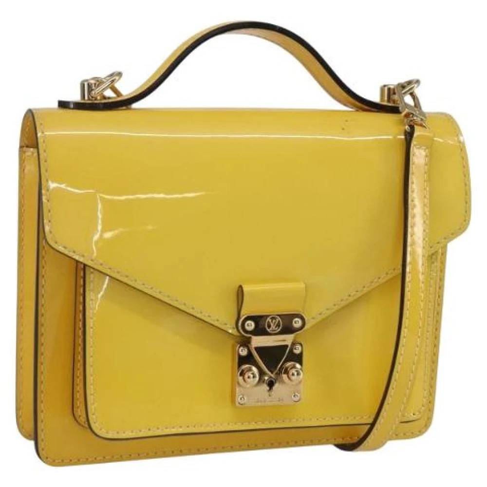 Louis Vuitton Vintage Pre-owned Vintage Håndtaske - Vintage - Dame - Gul - ONE SIZE - Læder