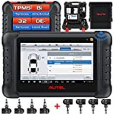 Autel MaxiCOM MK900-TS TPMS Skanner, Bi-Directional Tool 2024 Uppdaterad till MaxiCheck MX808S-TS, MK808S-TS, MS906TS, 3000+ Aktiva Tester, Komplett TPMS Tjänst, All Systemdiagnostik och 40 Tjänster