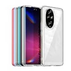 TailTech fodral till HONOR 200 Pro fodral HONOR 200 Pro telefonfodral, transparent akrylfodral kompatibelt med HONOR 200 Pro genomskinligt fodral