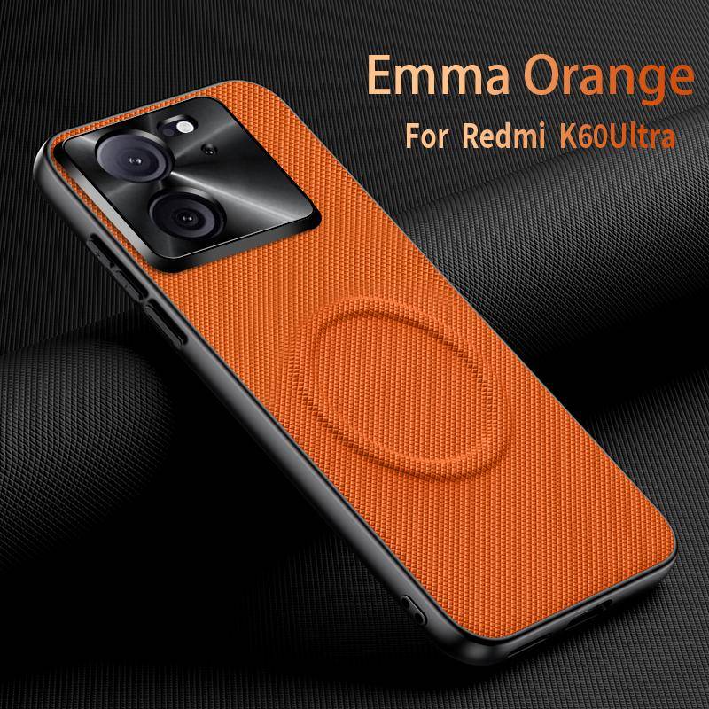 Fodral För Xiaomi 13T Pro Mi 13 T 13TPro 5G För MagSafe Magnetiskt Matt Finputsat Läder Skal Metall Linsram Skydd Stötfångare
