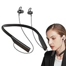 Xiixuuj Trådlösa Neckband Headphones,Around The Neck Headphones,Trådlösa hörlurar i örat med stereoljud - Bärbart Sports in Ear-headset för promenader, konferensbruk