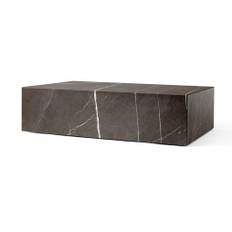 Plinth Low Sofabord - Grey Kendzo marmor