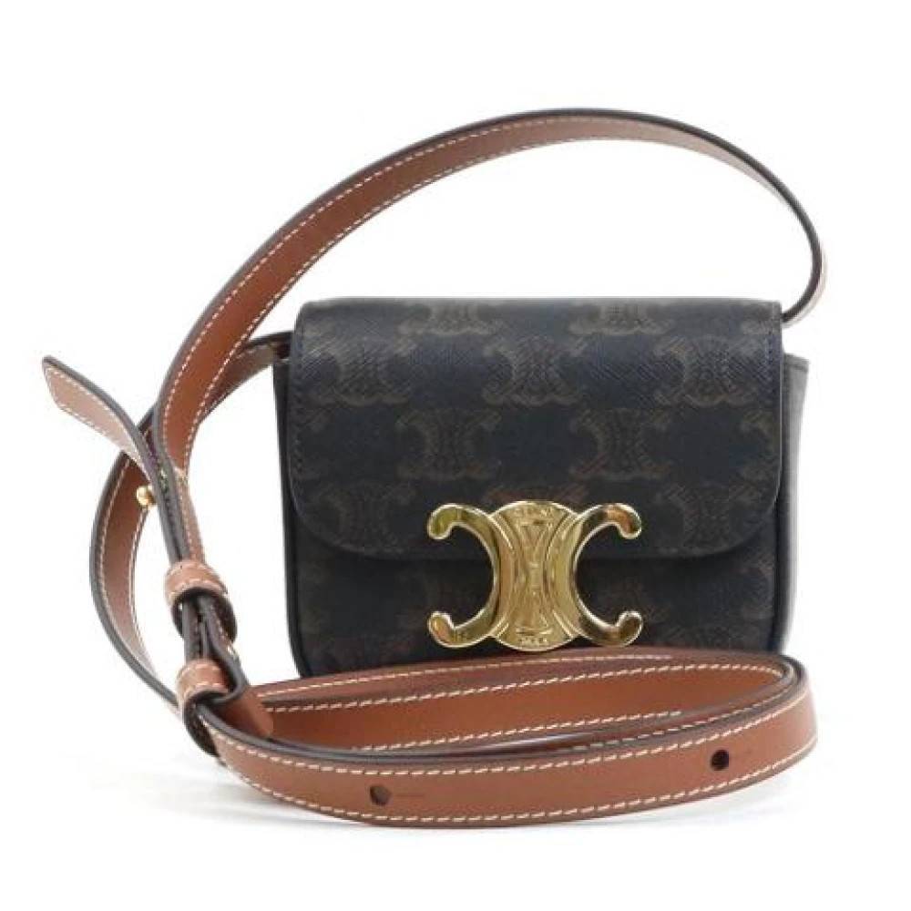 Celine Vintage Pre-owned Laeder celine-tasker - Vintage - Dame - Brun - ONE SIZE - Uld