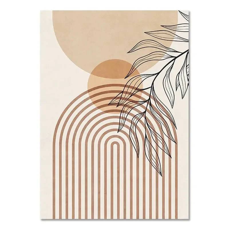 Poster med bohemisk minimalistisk konst - I / 20x30 cm