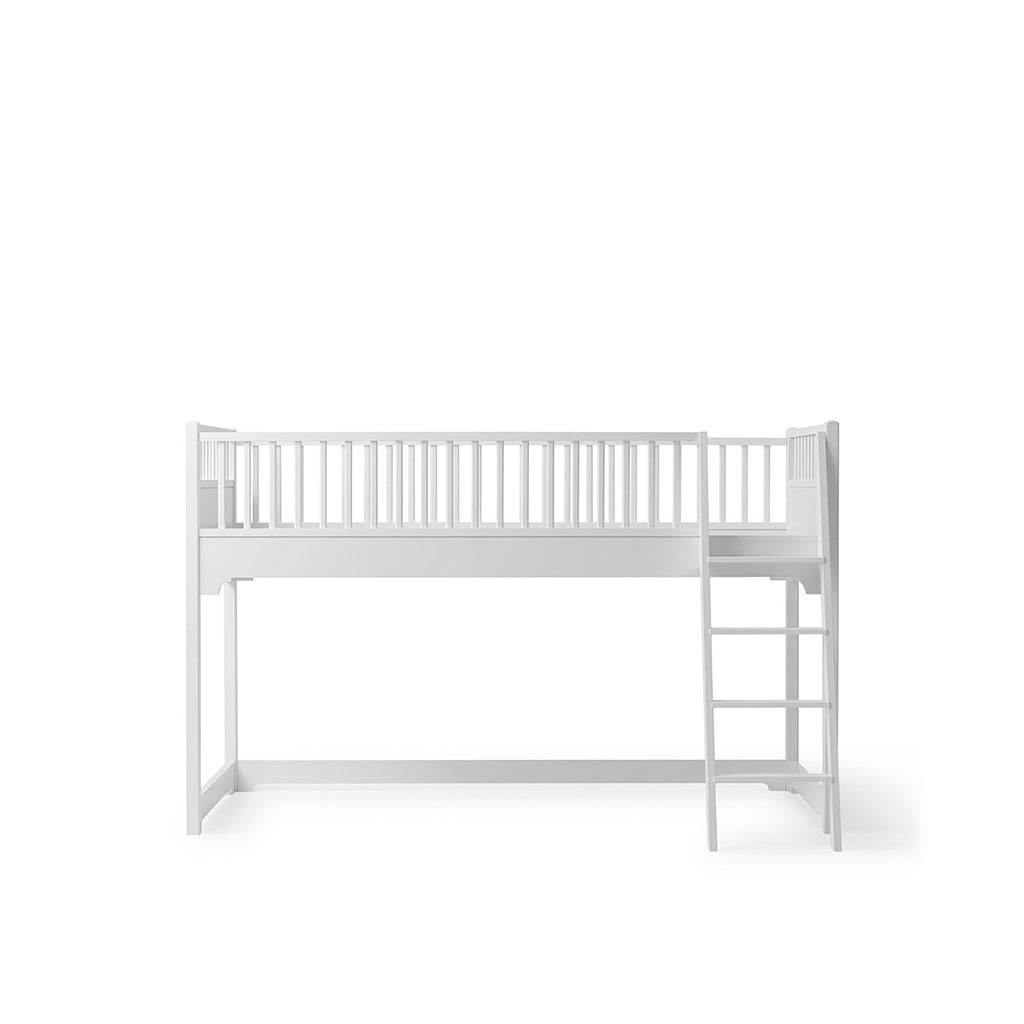 Oliver Furniture Classic Seaside halvhøj seng Lav højseng med madras