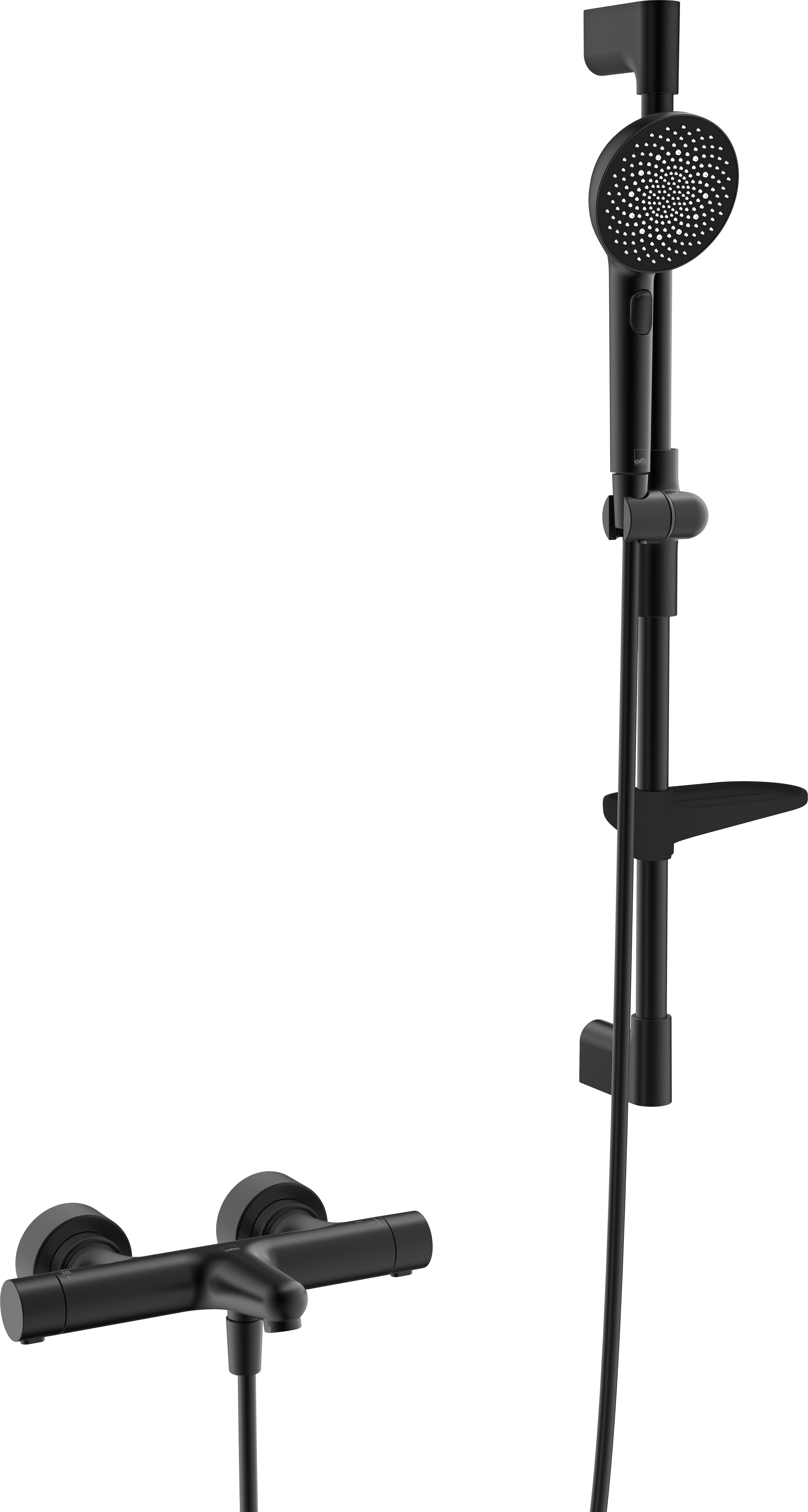 Oras Aurelia 4749 Brusesæt 150 c/c mat sort