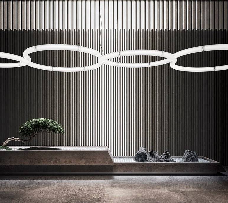 Mamba modullampe fra Martinelli Luce - Modul 30° ( 3000K) / Pendel - Mellemled med kabel