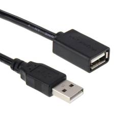 3m Forlængerkabel USB 2.0 - Forlænger Sort - black