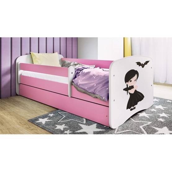 Kocot Kids Barnsäng - Babydreams Rosa Med Låda - Onsdag 140x70 Cm