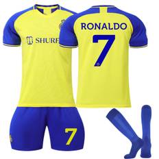 No.7 Ronaldo Fodboldtrøje Børnedragt Børn Fodboldtrøjer Sæt Fodbolddragt + Strømper