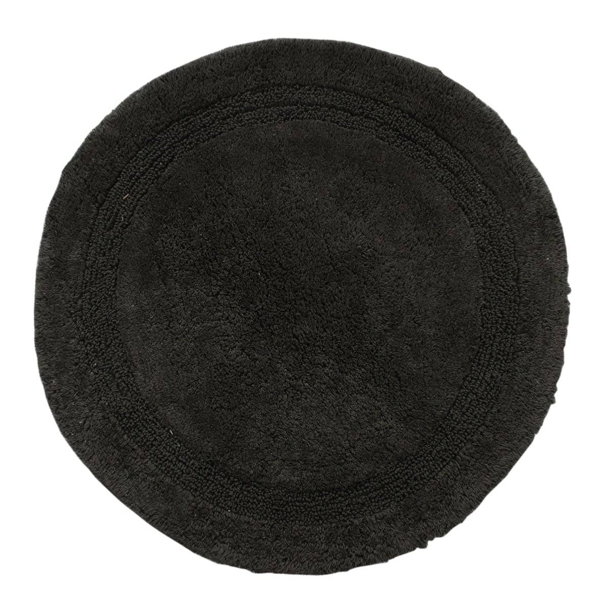 Noah Foam Svart Rund 100 cm Badrumsmatta