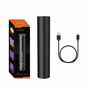 Superfire UV lommelygte Supfire S11-H, 365NM, USB.