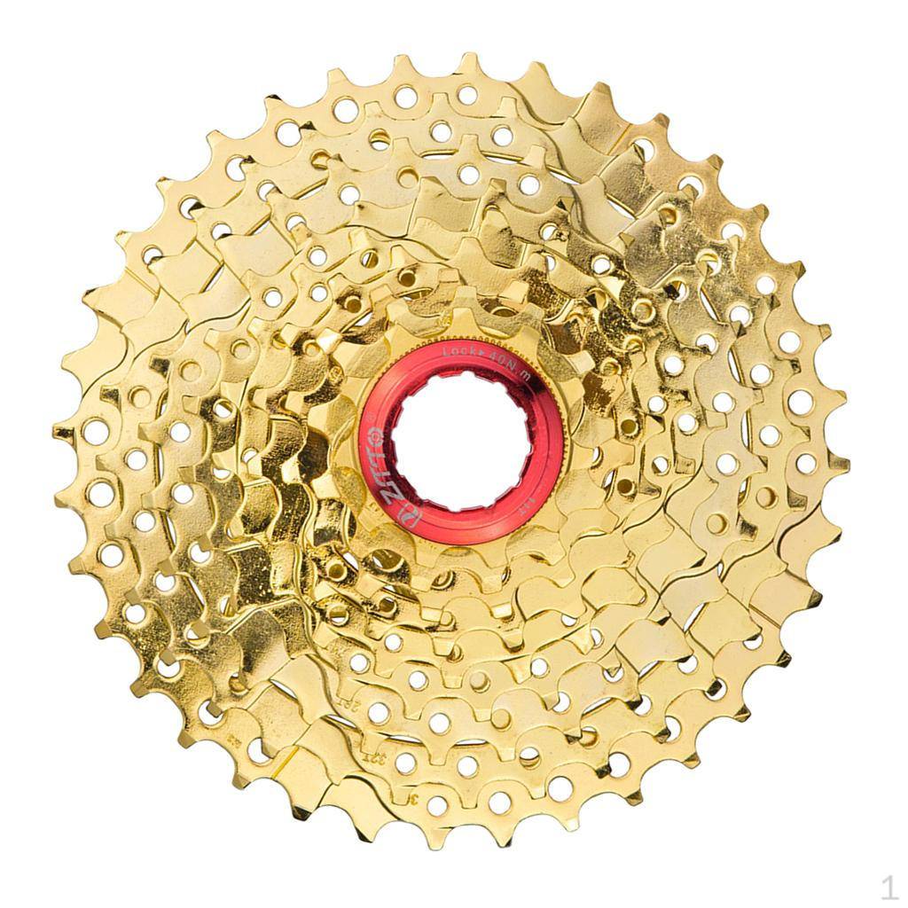 9-delat Stål Mountainbike Vevparti 11-36 Inställning beige