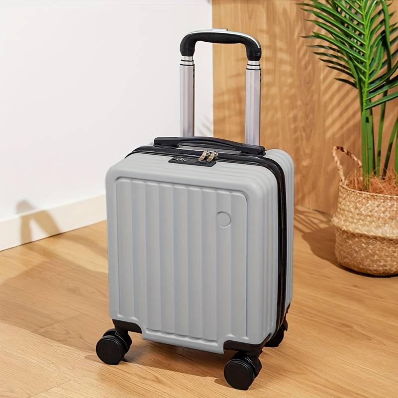 New Suitcase Model Sizes, 14 Inches And 16 Inches, Perfect For Cabin Use With Dimensions 40*30*20. A Stylish Classic Striped Carry-on Luggage, Compact And Lightweight, Essential For Short Trips