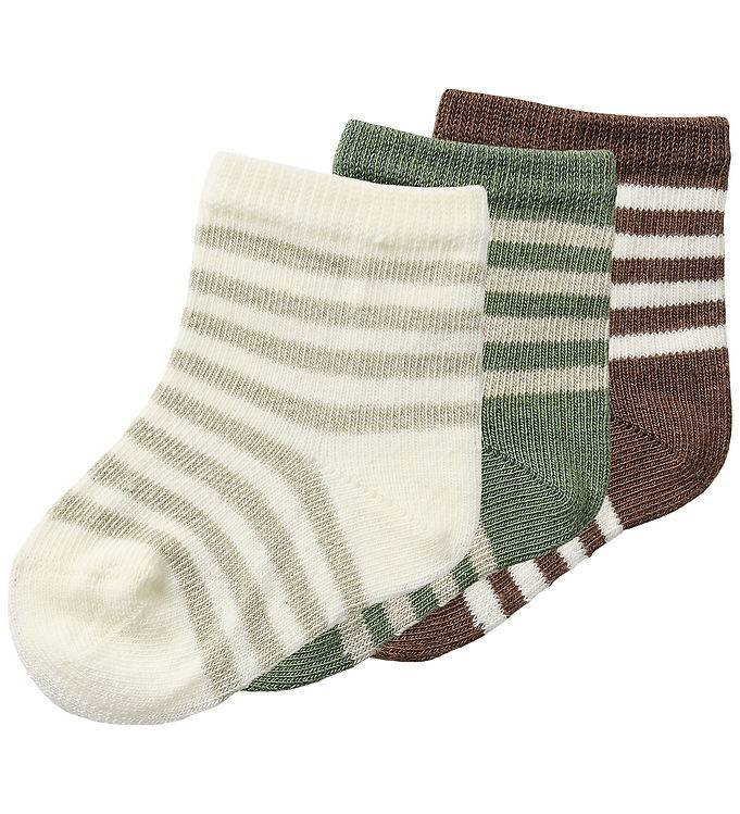Lil' Atelier Strumpor - 3-pack - NbmRossa - Turtleduve - Lil Atelier - 74/80 - Strumpor