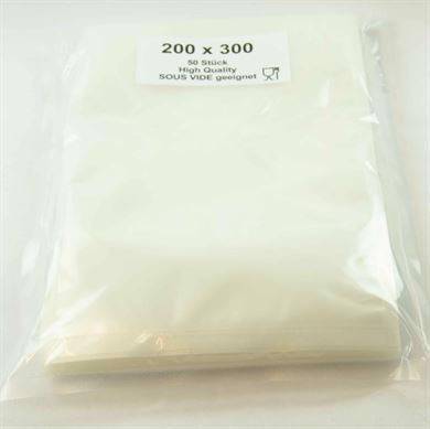 Rillet Vakuum Poser - 200 x 300 mm. - 50 stk. - Universal