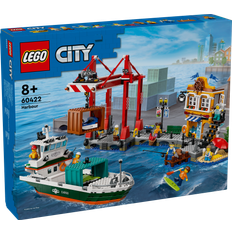 LEGO® City 60422 Hafen mit Frachtschiff