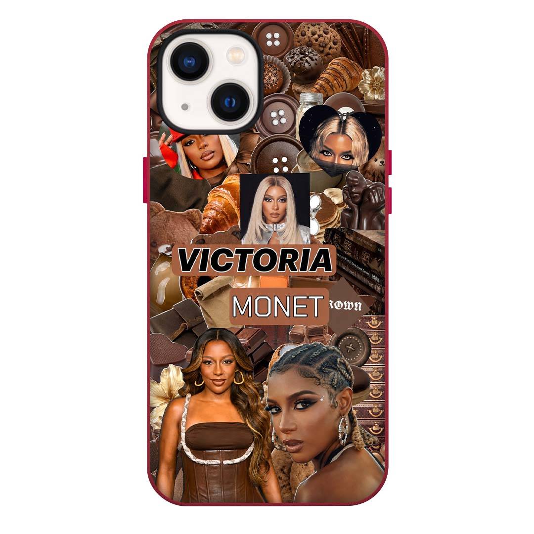 Victoria Monet Phone Case For iPhone Samsung Galaxy Pixel OnePlus Vivo Xiaomi Asus Sony Motorola Nokia - Victoria Monet Text Collage Poster.