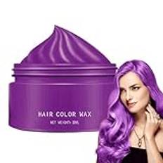 Hair Color Wax | Hair Wax Cream | Grey Hair Dye | Temporary Hair Dye | Hair Styling Cream Wax | Washable & Natural Color | Easy To Color & Easy To Clean | Mild & Non-irritating For Hairstyle