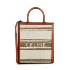 Celine, Väska, Dam, Beige, ONE Size, Front Logo Toteväska