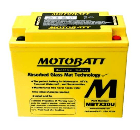 Motobatt 12 V 21 Ah 320 A batteri MBTX20U