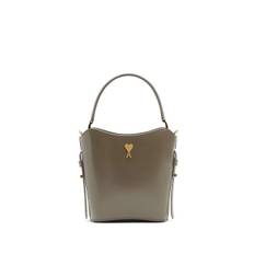 AMI Paris - Paris Paris liten bucketbag - unisex - läder - one size - Grå