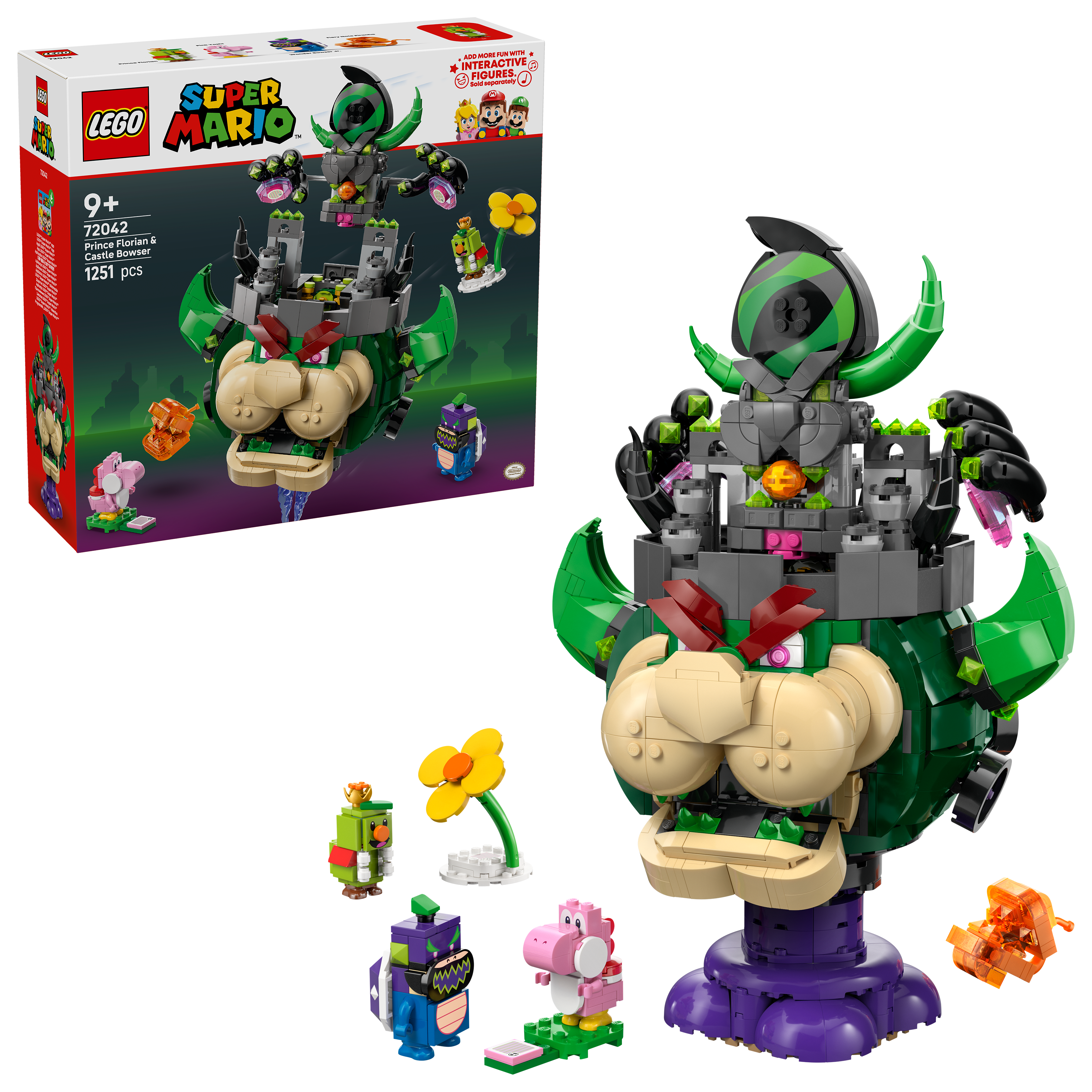 LEGO - Super Mario - Prince Florian och Castle Bowser (72042)