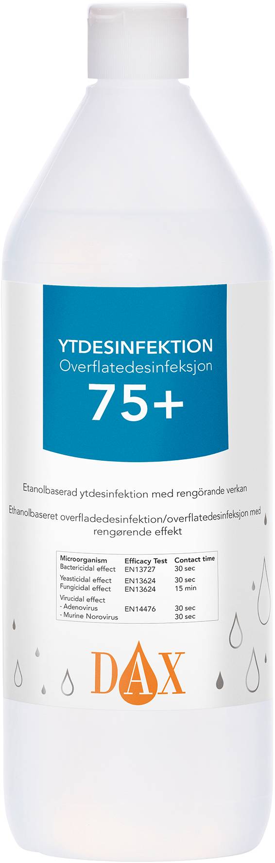 Ytdesinfektion DAX 75+ 1 Liter
