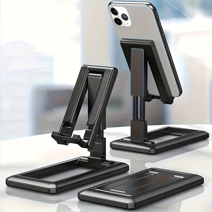 TEMU Foldable Phone Stand Adjustable Riser Desktop Tablet Phone Support