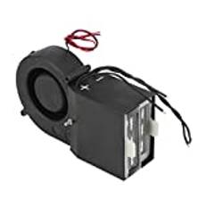 Bilvärmare Fläkt 2 Brett uttag, Keenso 12V 24V Justerbar Keramisk Värmare Defroster Demister 150W-500W