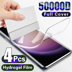 4 stk. Hydrogel Film til Samsung Galaxy S23 S20 S21 S22 S24 Plus Ultra FE Note 9 20 10 Plus A52S A53 A51 A50 A21S Skærmbeskytter S21 Plus S21 Plus Hydrogel Film