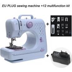 Inne symaskin mini ryska manuell fabrik hushållsstickning elektrisk bärbar dc power fotpedal overlock knapphål