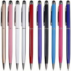 TEMU 10pcs Universal 2 In 1 Stylus Pen For Ios Android Touch Pen Drawing Capacitive Pencil For Ipad/ /xiaomi Smart Phone