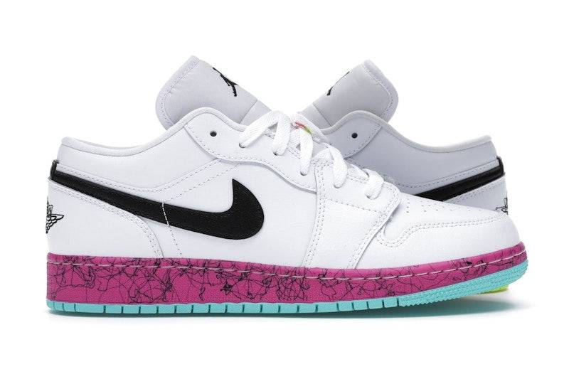 Jordan 1 Low Multi-Color Midsoles White (GS) - 39 / Standard