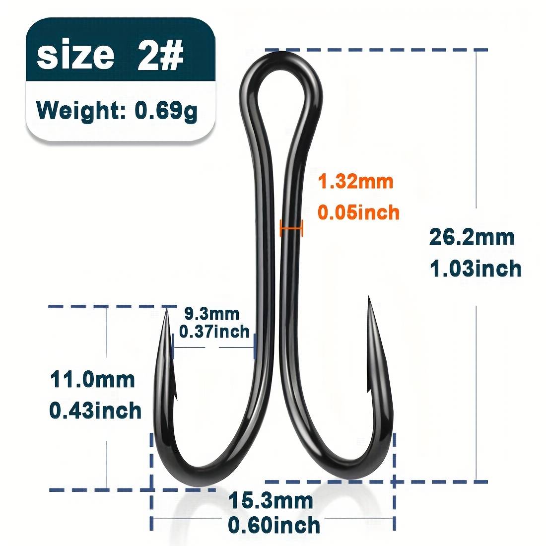 20pcs Diy Frog Lure Double Fishing /4/6/8/10/12# High Carbon Steel Fly Tying Worm Bait Lure Hooks Soft Lure Fish Accessories Offshore Angling Tackle